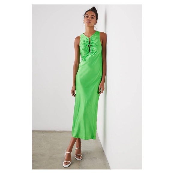 RAILS • Fiona Dress in Vibrant Green - Picture 1 of 16